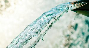 Water Flowing from Pipe